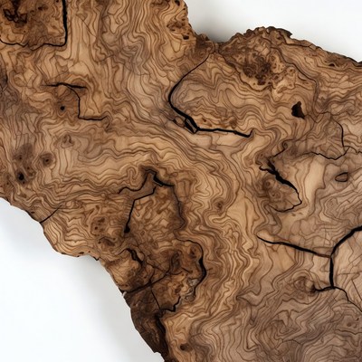 Detailed wood grain texture