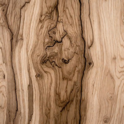 Close-up Maple Wood Grain Texture