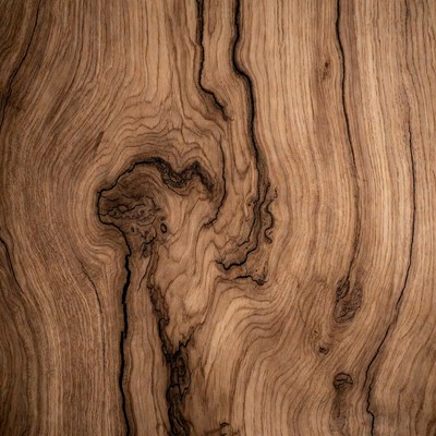 Closeup Walnut Wood Grain Texture