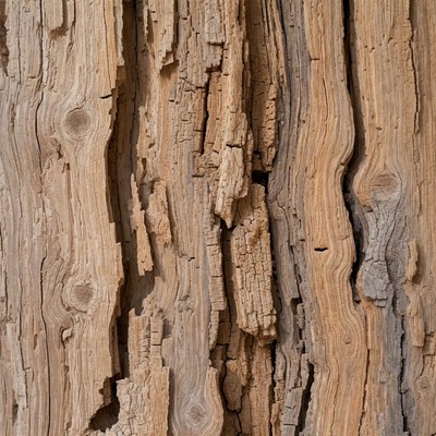 Closeup of weathered tree bark