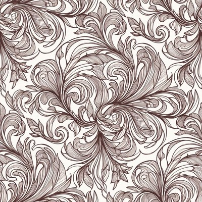 Ornate Floral Seamless Pattern