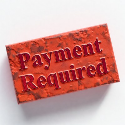 Payment Required Red Brick
