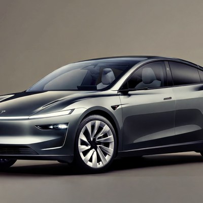 Tesla Model S Plaid front view