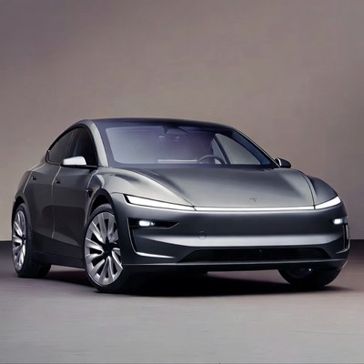 Tesla Model 3 in gray