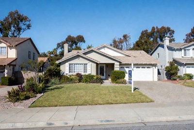 Beige House for Sale with Garage