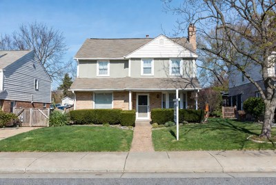 Gray Suburban House For Sale