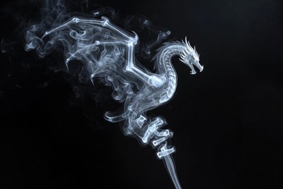 Smoke Dragon Skeleton