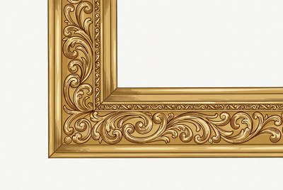 Ornate Golden Picture Frame