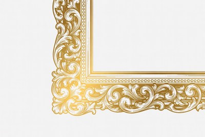 Ornate Gold Picture Frame