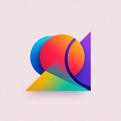 Colorful Geometric Shapes Illustration