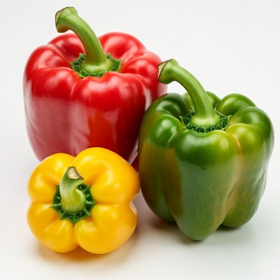 Red Yellow Green Bell Peppers
