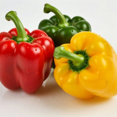 Red Green Yellow Bell Peppers