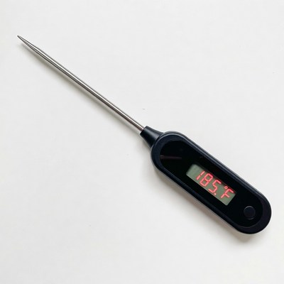 Digital Meat Thermometer 195F Display