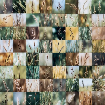Grass Closeups Collage