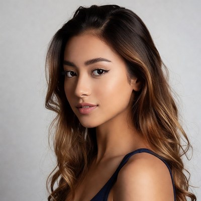 Beautiful Asian woman portrait