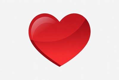 Shiny Red Heart Icon