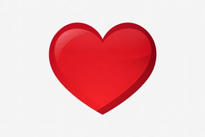 Shiny Red Heart Icon