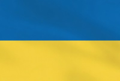 Ukraine Flag Waving