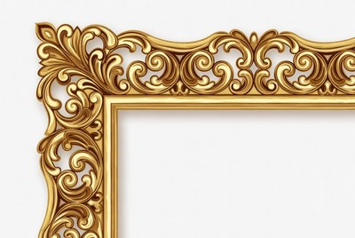 Ornate Gold Picture Frame
