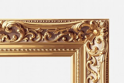 Ornate Gold Picture Frame