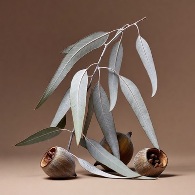 Eucalyptus Leaves and Gumnuts