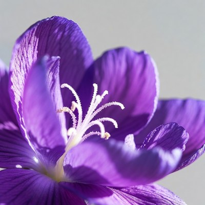 Purple flower close-up