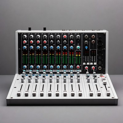 Professional Audio Mixing Console
