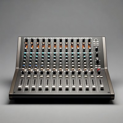 Professional Audio Mixing Console