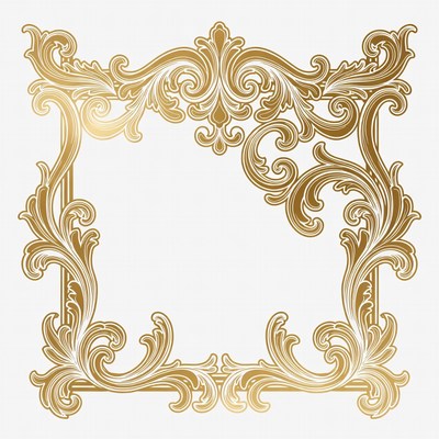 Ornate Gold Ornamental Frame