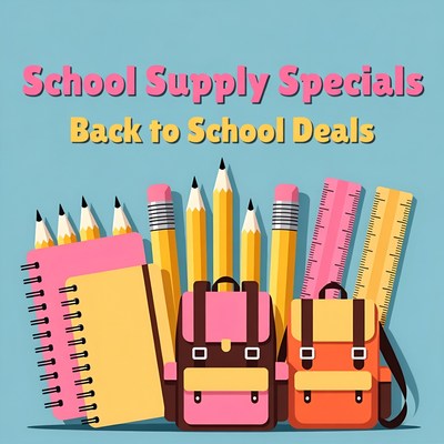 Back to School Supplies Illustration
