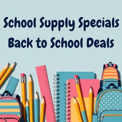 Back to School Supply Specials