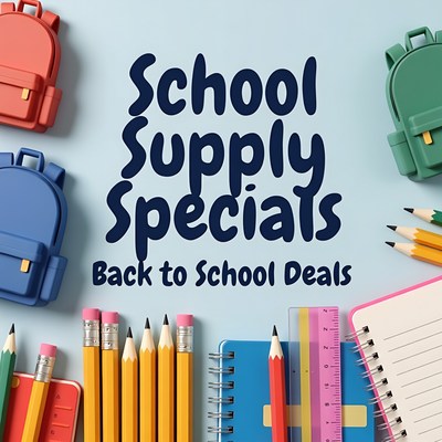 Back to School Supplies Specials