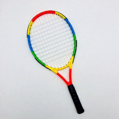 Colorful Rainbow Tennis Racket