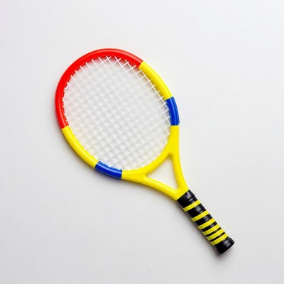 Colorful Red Yellow Blue Kids Tennis Racket