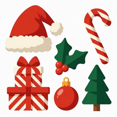 Christmas Clipart Icons Set