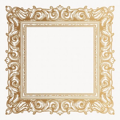 Ornate Gold Picture Frame