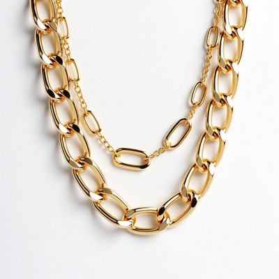 Gold Chain Necklace Layers