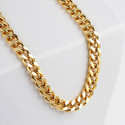 Gold Cuban Link Chain Necklace