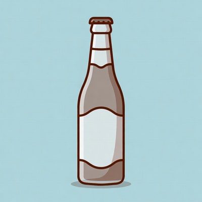 Beer Bottle Illustration