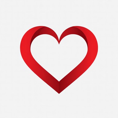 Red 3D Heart Icon