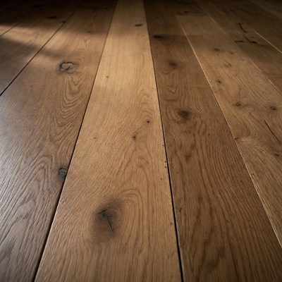 Rustic Oak Hardwood Floor Closeup