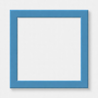 Blue Empty Picture Frame