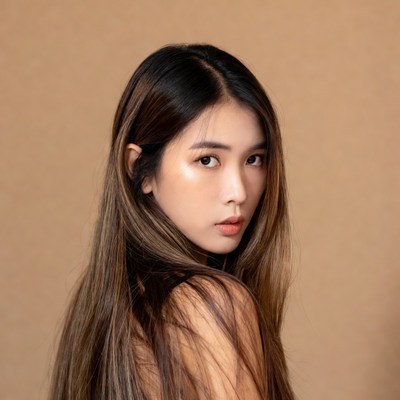 Beautiful Asian woman portrait