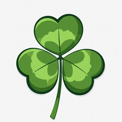 Four-leaf clover illustration