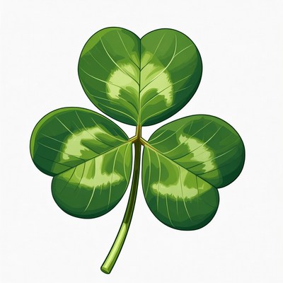 Four-leaf clover illustration