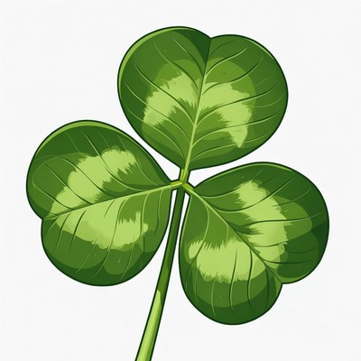 Four-leaf clover illustration