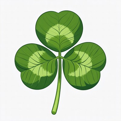 Three Leaf Clover Illustration