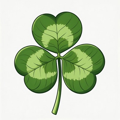 Four-Leaf Clover Illustration