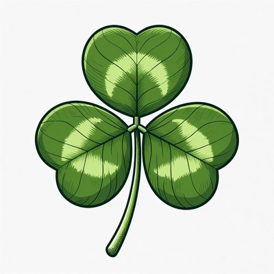 Four-leaf clover illustration