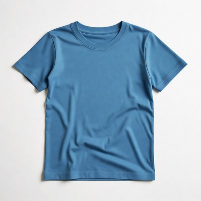 Blue Youth T-Shirt Front View